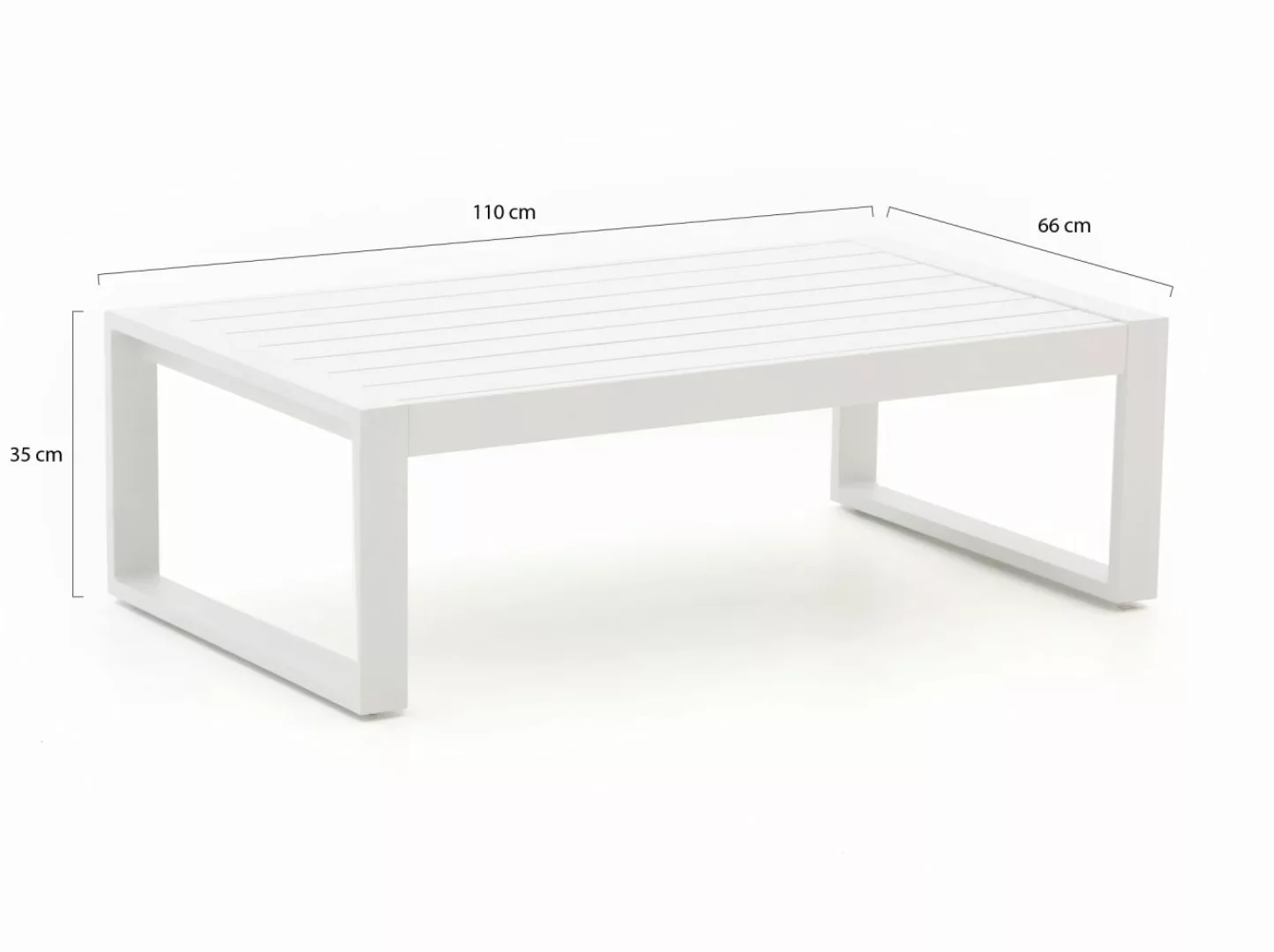 Bellagio Tresi Loungetisch 110x62x35  cm günstig online kaufen