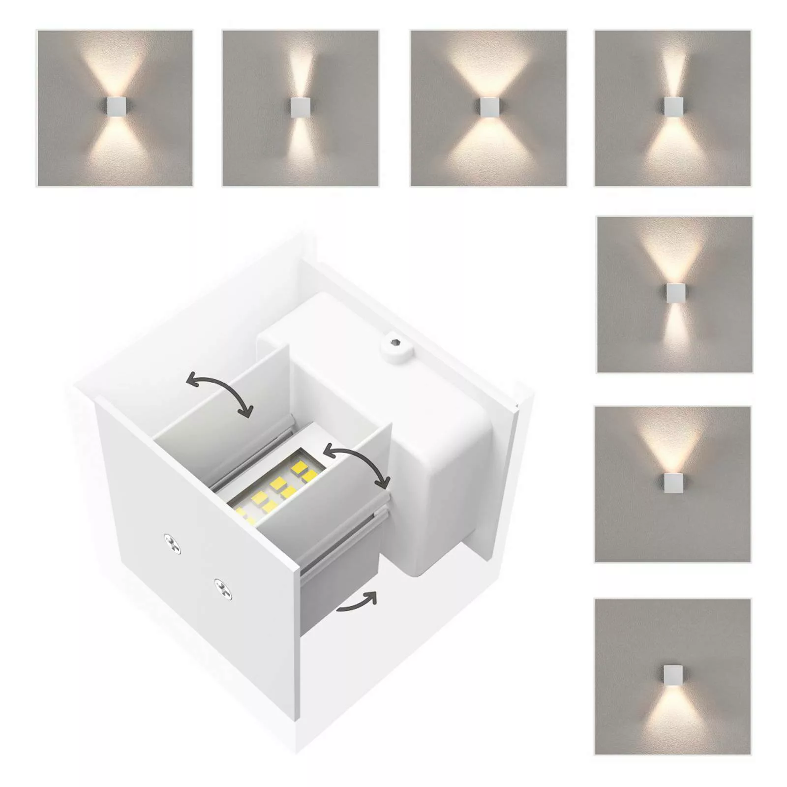 Hama WLAN LED-Wandlampe, App-Steuerung, CCT, weiß günstig online kaufen