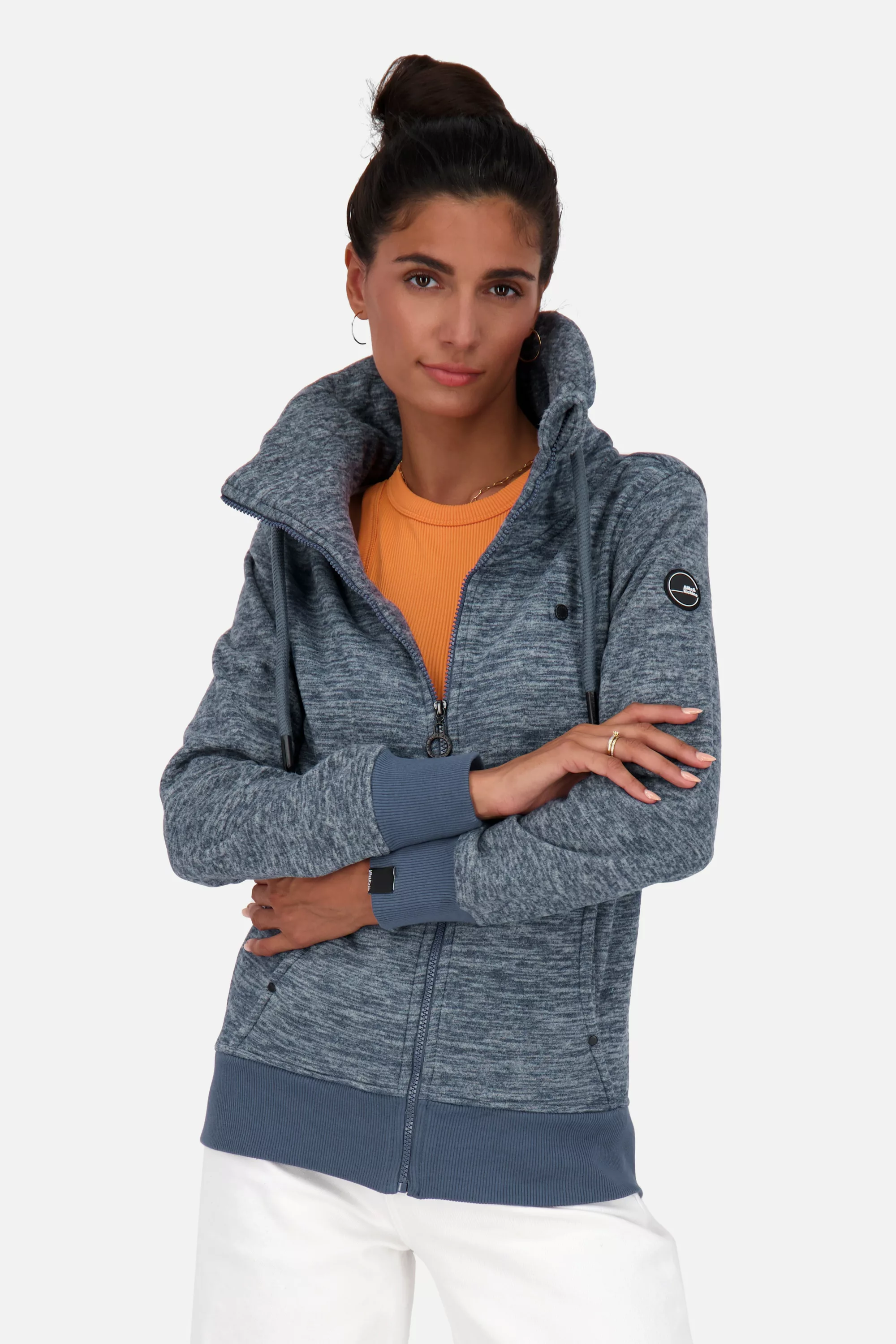 Alife & Kickin Kapuzensweatjacke "VivianAK F Polarfleece Sweat Jacket Damen günstig online kaufen
