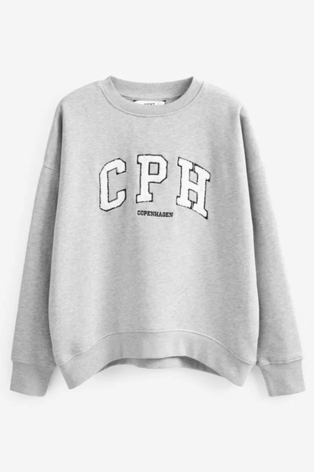 Next Sweatshirt Copenhagen City Sweatshirt mit Bouclé-Detail (1-tlg) günstig online kaufen