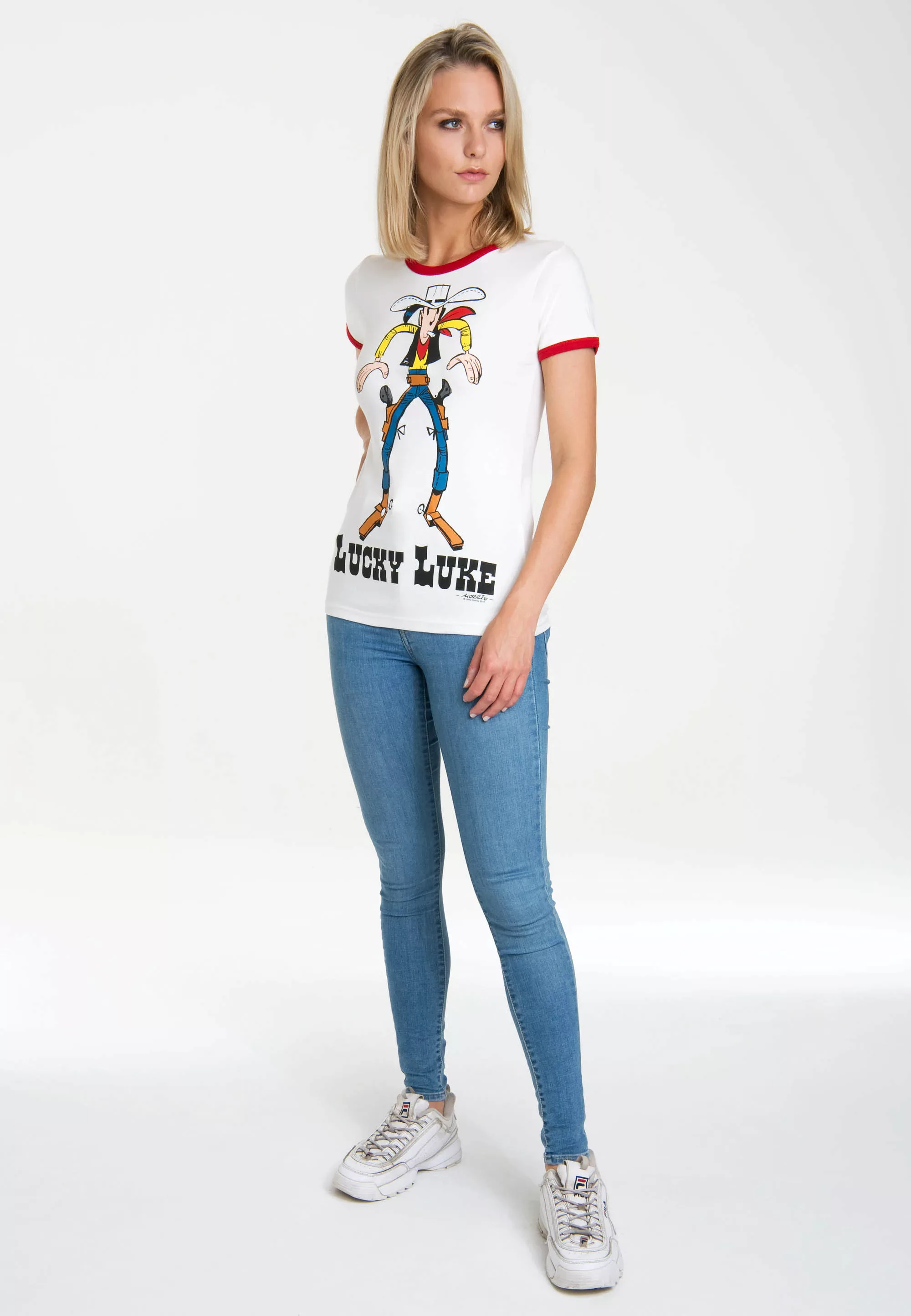 LOGOSHIRT T-Shirt Lucky Luke mit lizenziertem Originaldesign günstig online kaufen