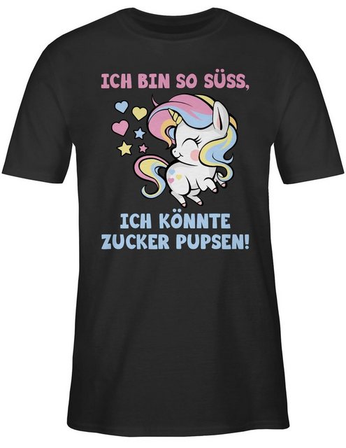 Shirtracer T-Shirt Ich bin so süß ich könnte Zucker pupsen Statement günstig online kaufen