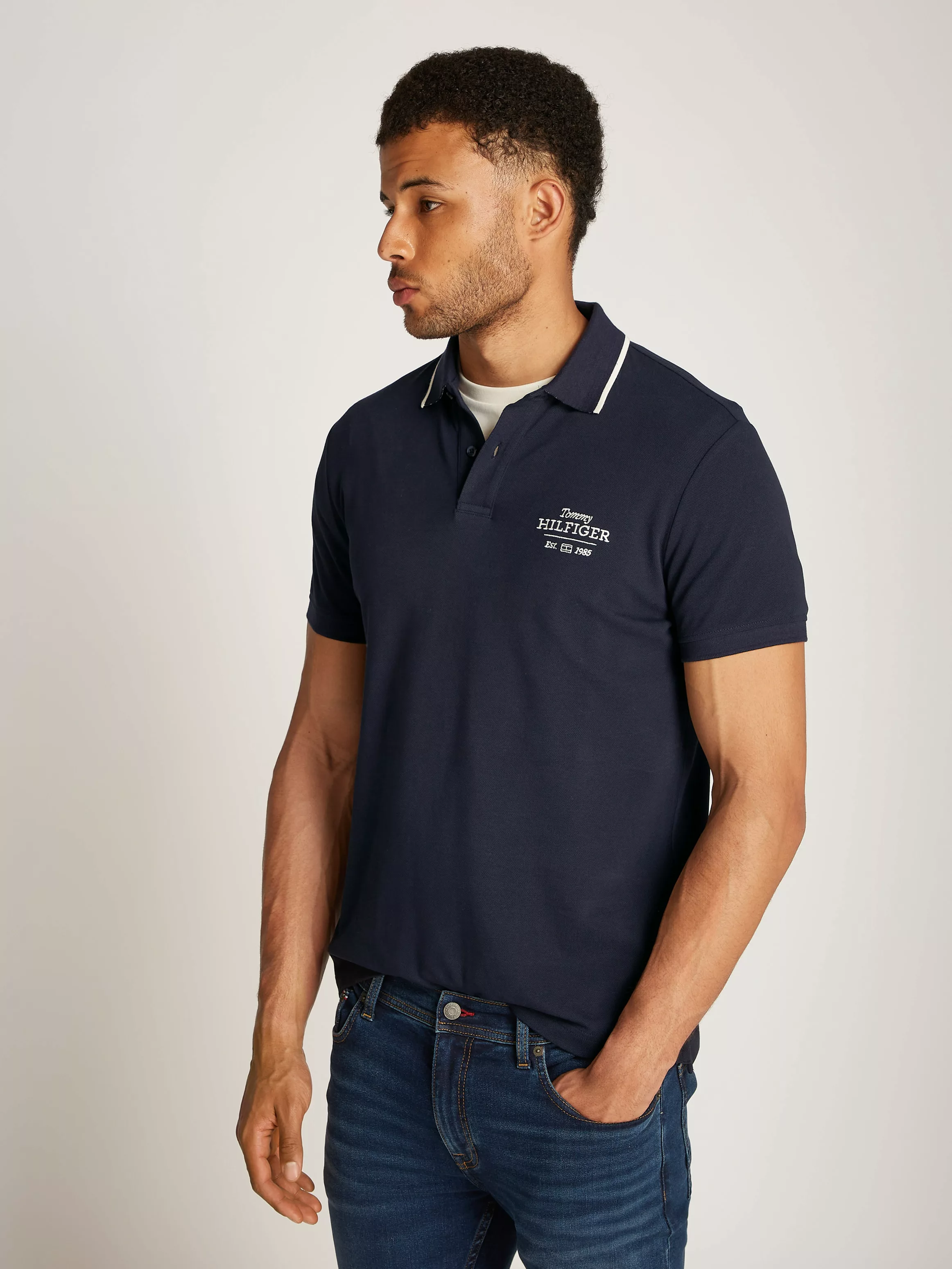 Tommy Hilfiger Poloshirt "LEFT CHEST GRAPHIC REG POLO" günstig online kaufen