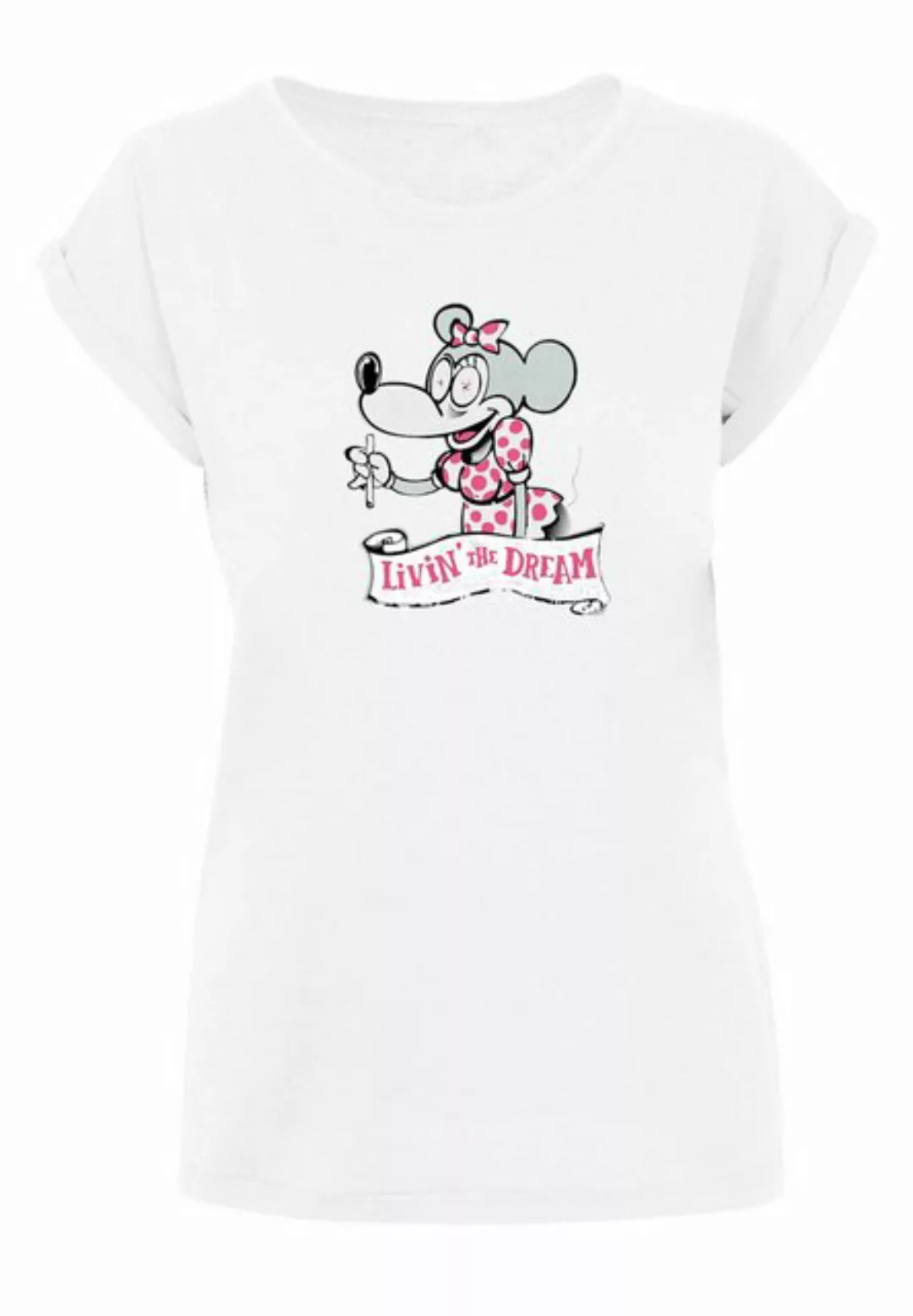 Merchcode T-Shirt Merchcode Damen Ladies Spangled Min T-Shirt (1-tlg) günstig online kaufen