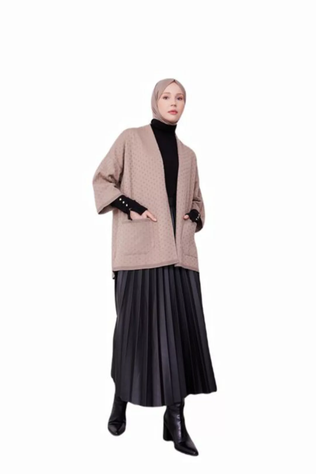 ARMİNE Longstrickjacke Armine Strickjacken für Damen, Hochwertige Schmucklo günstig online kaufen