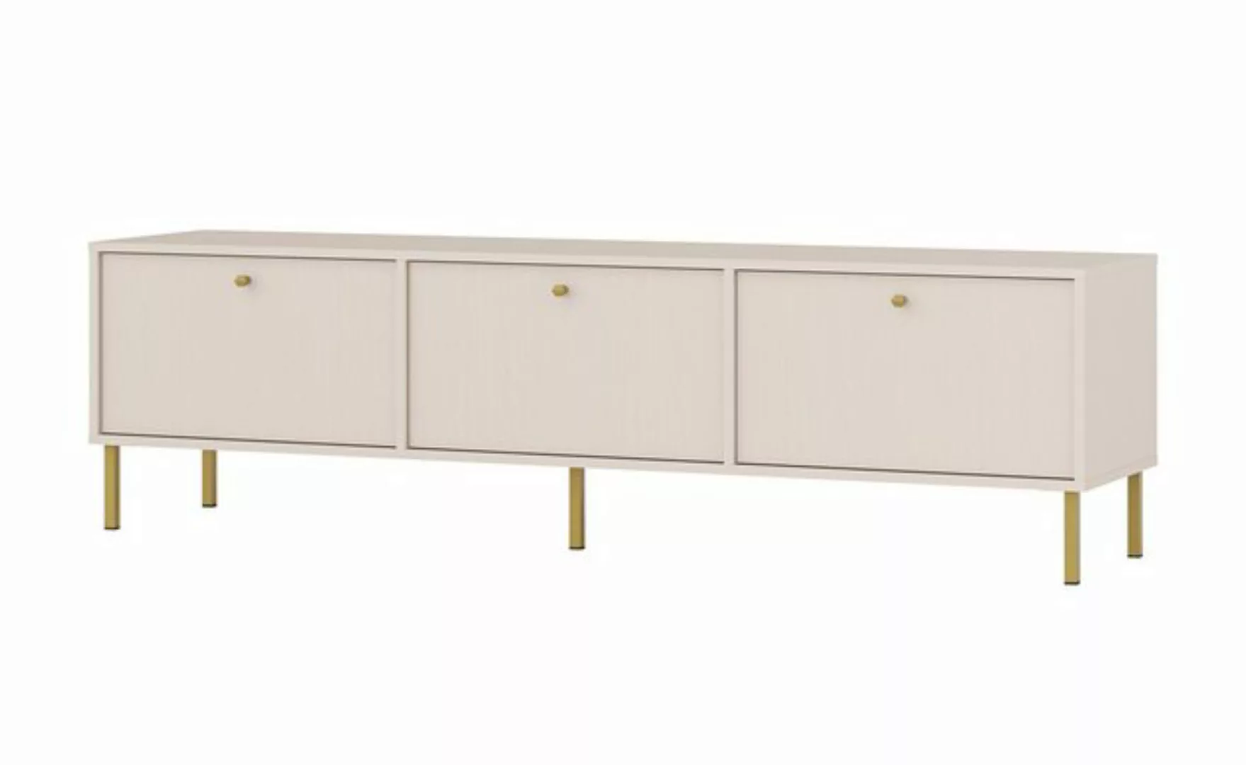 Furnix TV-Schrank Tonkin Sideboard mit drei Fächern Design Lowboard Breite günstig online kaufen