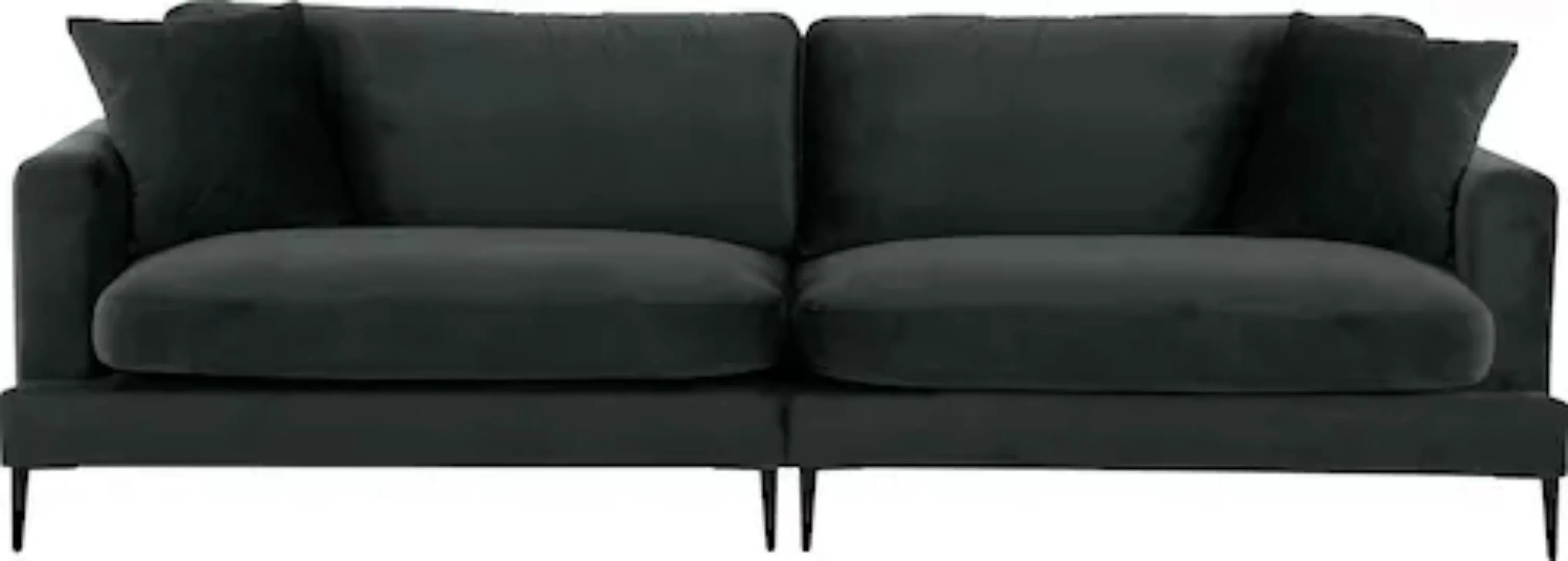 Leonique Big-Sofa "Cozy", mit losen Kissen und Metallbeinen günstig online kaufen