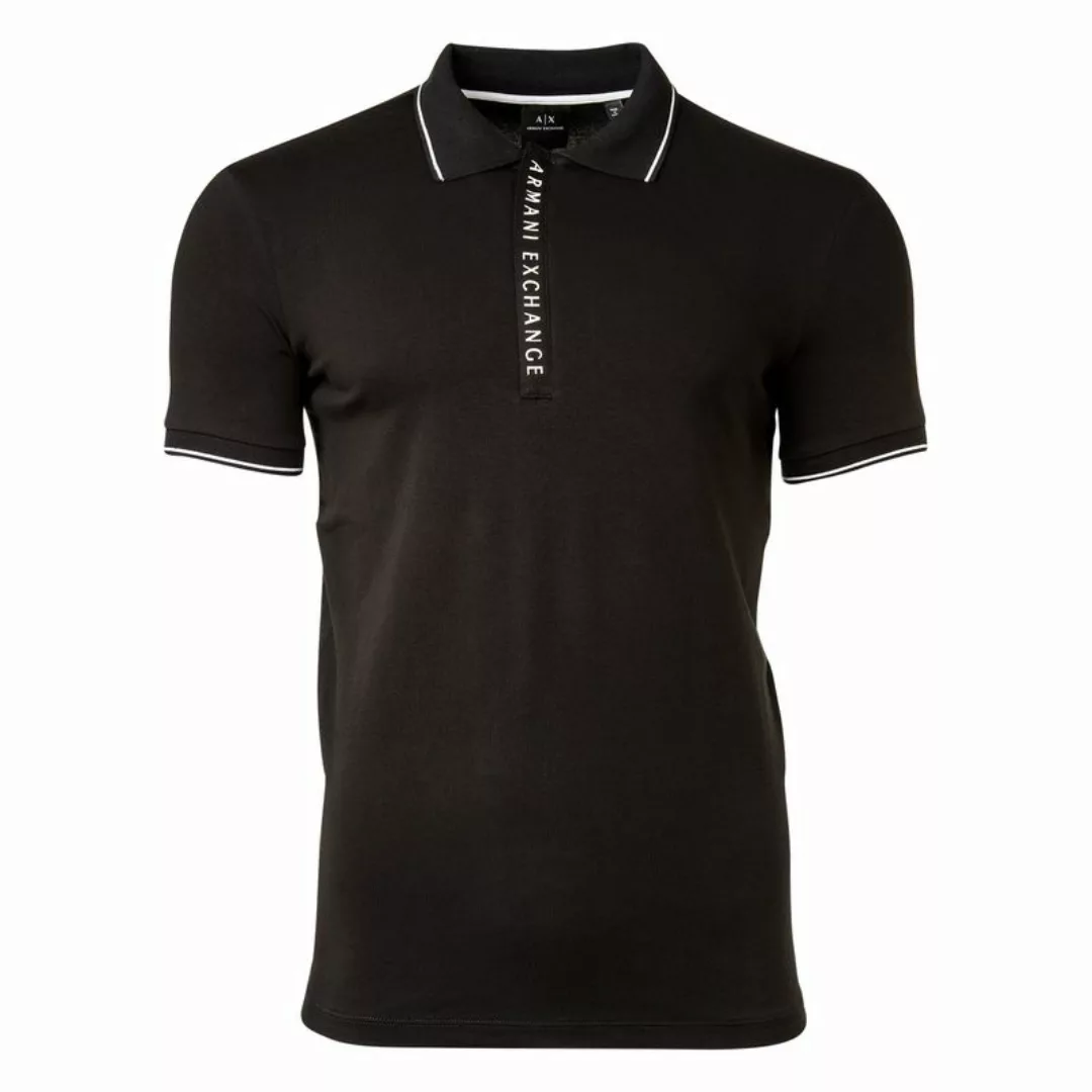 A|X ARMANI EXCHANGE Herren Poloshirt - Hidden Buttons, Cotton Stretch günstig online kaufen