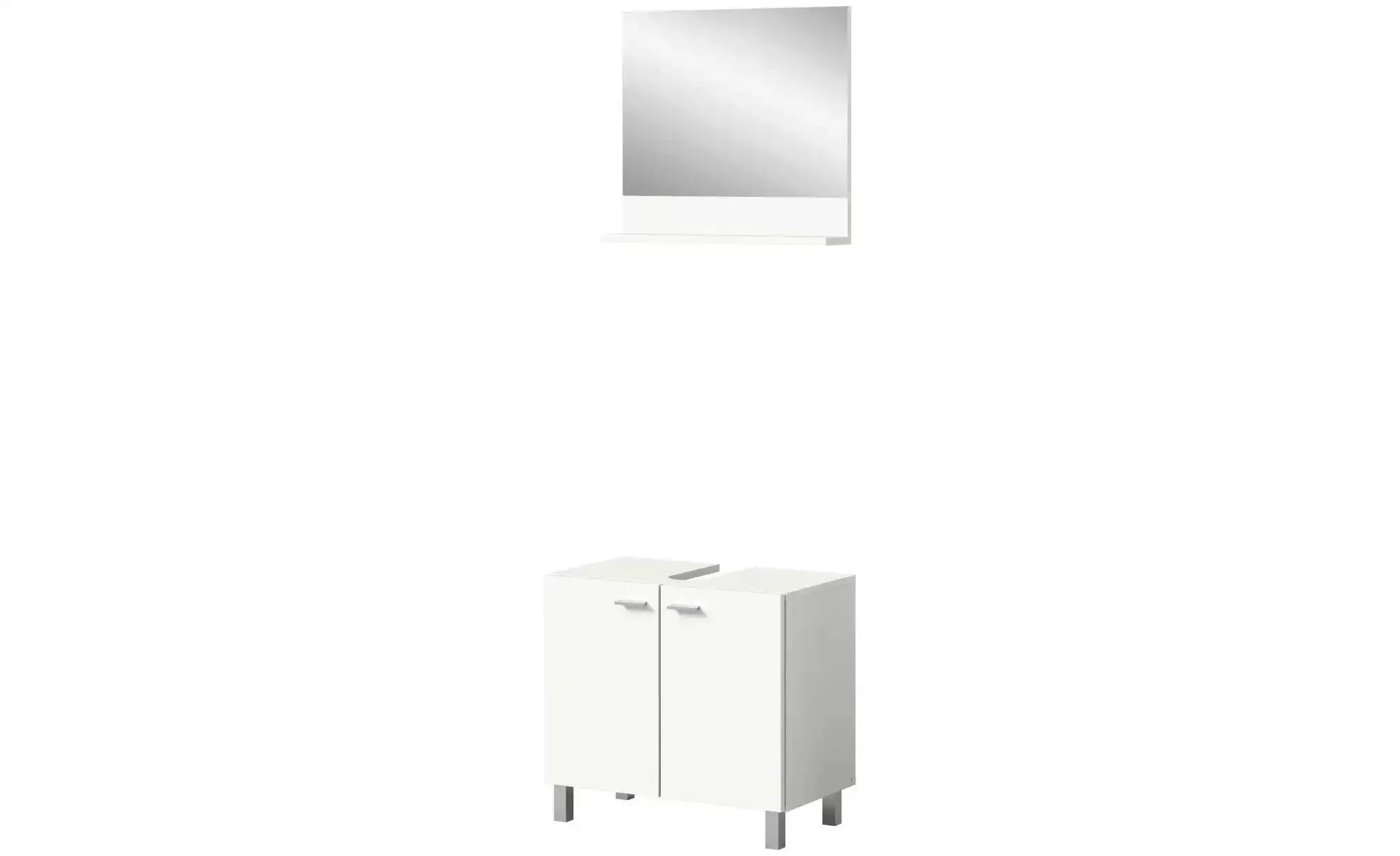 xonox.home Waschbeckenunterschrank in Weiß - 57x44x33cm (BxHxT) günstig online kaufen