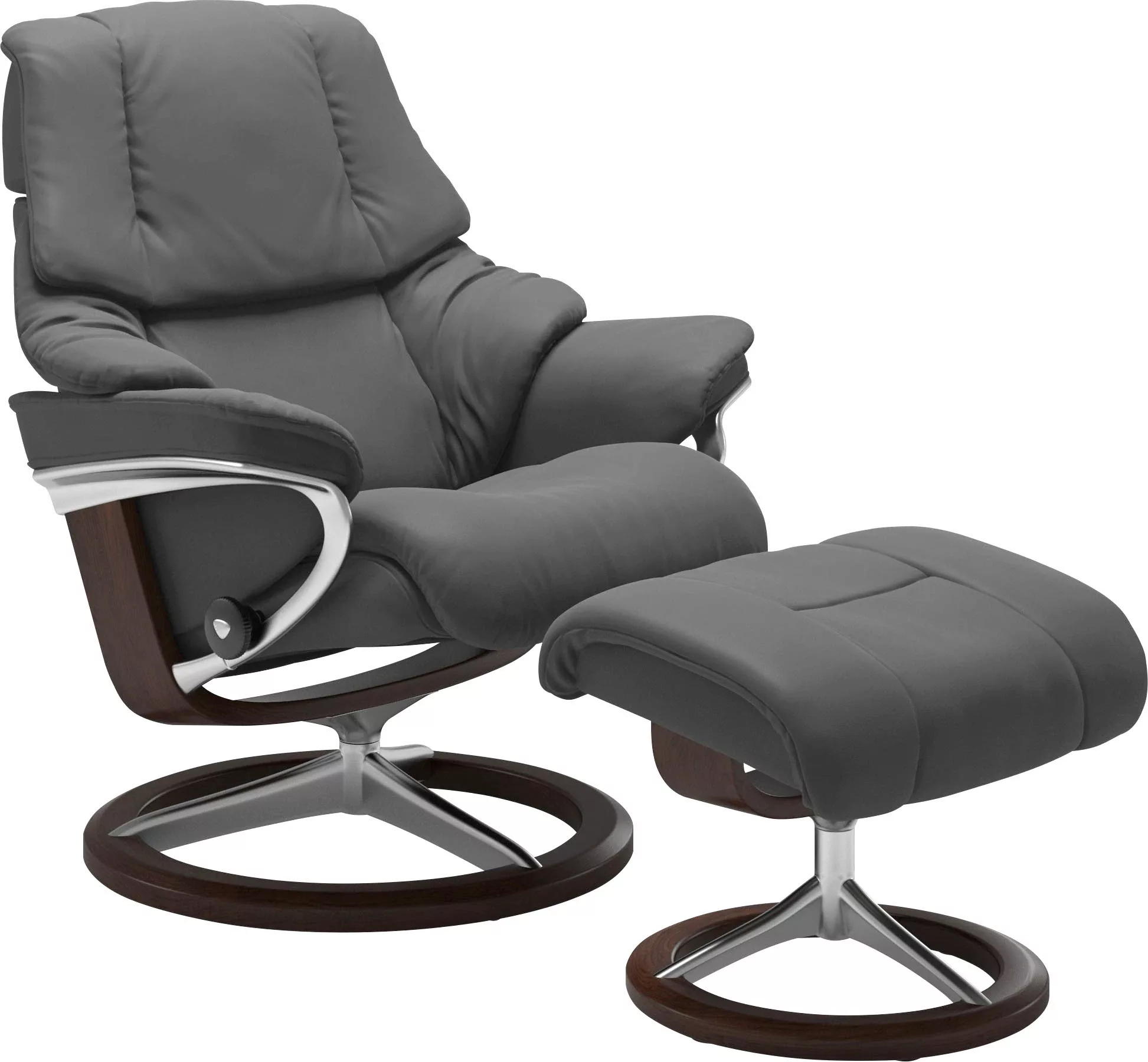 Stressless Fußhocker "Reno", mit Signature Base, Gestell Braun günstig online kaufen