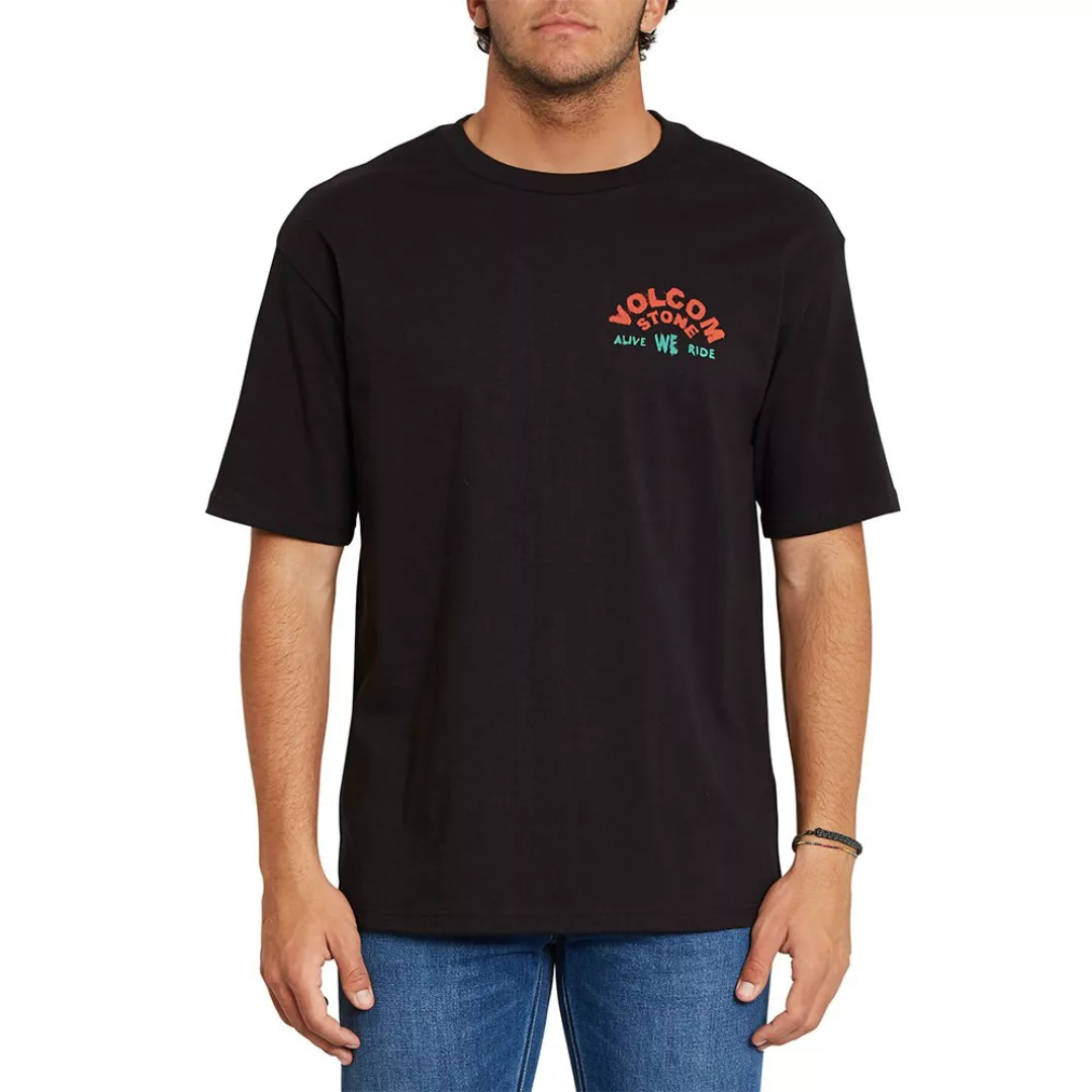 Volcom We Ride Kurzärmeliges T-shirt L Black günstig online kaufen