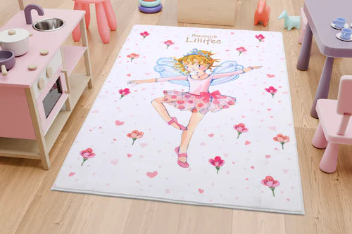 Prinzessin Lillifee Kinderteppich »LI-M-134«, rechteckig, 10 mm Höhe, bedru günstig online kaufen