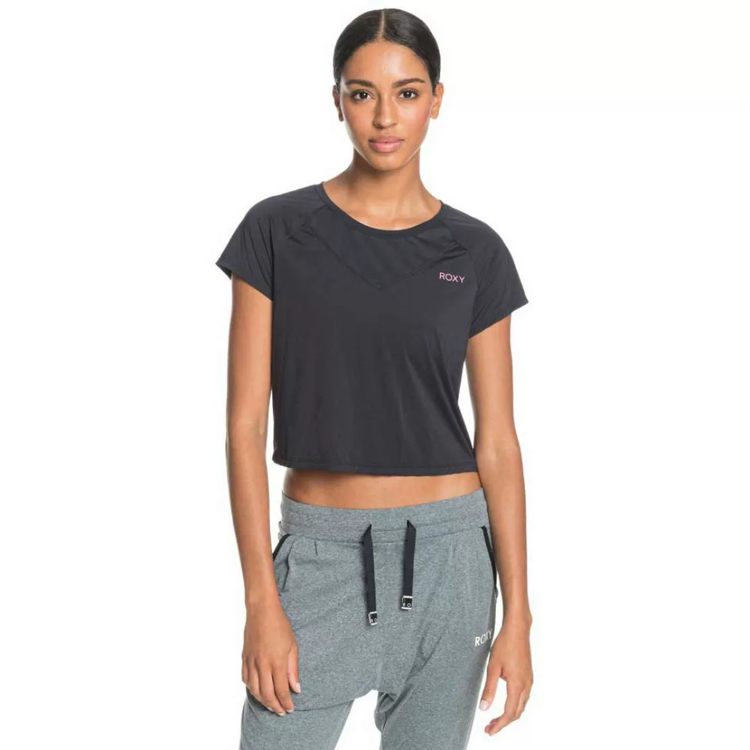 Roxy Sunset Temptation Kurzärmeliges T-shirt XS True Black günstig online kaufen