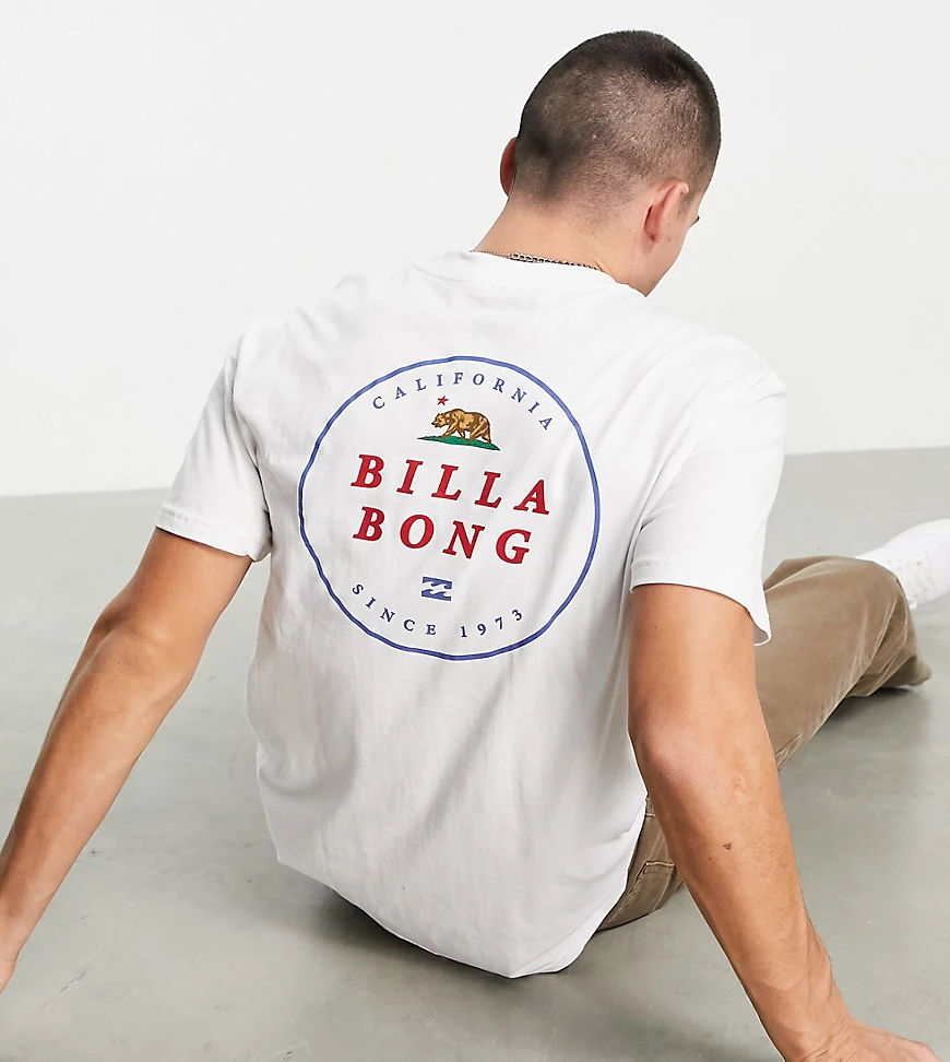 Billabong – Rotor Cali – T-Shirt in Weiß, exklusiv bei ASOS-Blau günstig online kaufen