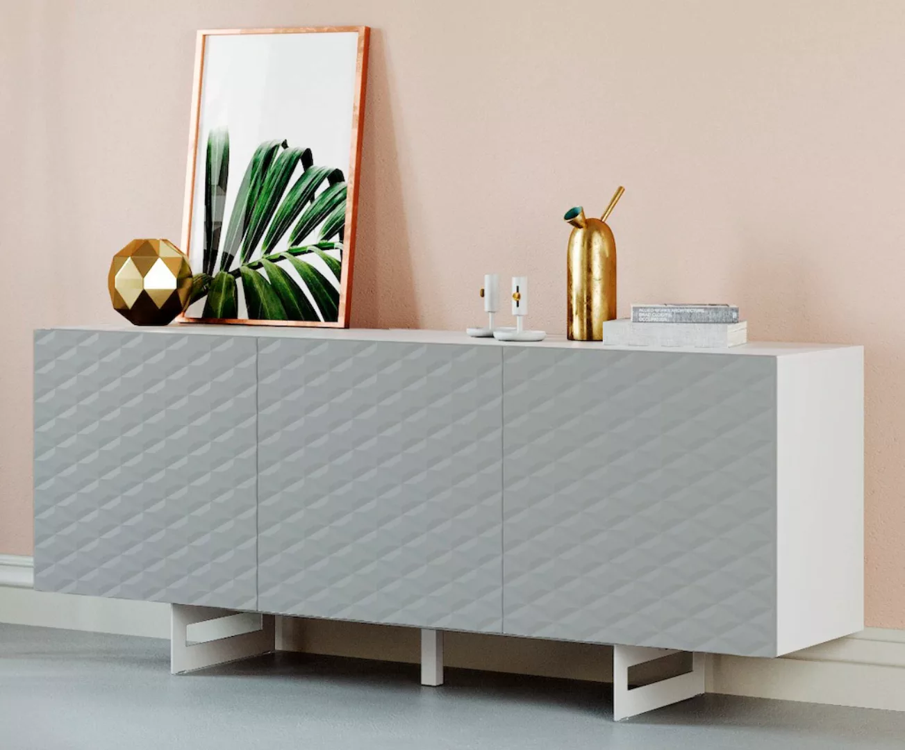 DIVENTA Sideboard "KORFU", Breite 165 cm günstig online kaufen