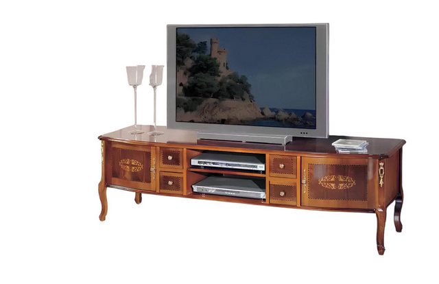 Xlmoebel TV-Schrank Traditionelles TV-Möbel aus Holz für das Wohnzimmer in günstig online kaufen