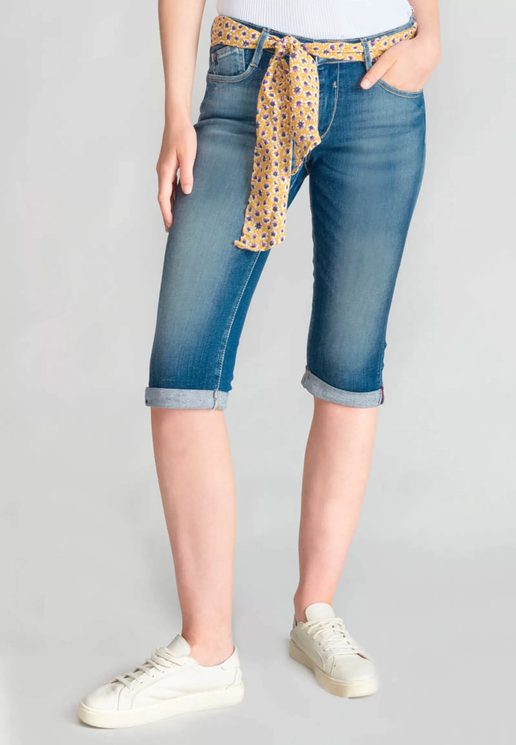 Le Temps Des Cerises Shorts "AROL", Corsair cropped of jeans AROL günstig online kaufen