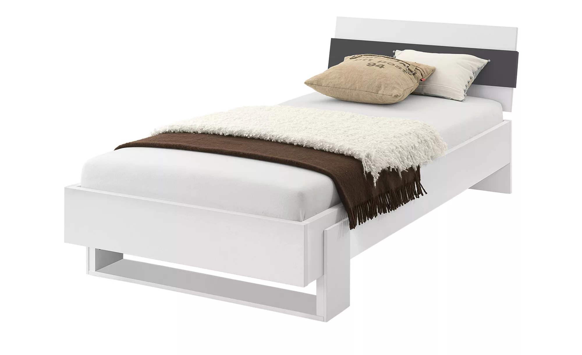Bettgestell - weiß - 108,8 cm - 78 cm - 210 cm - Betten > Bettgestelle - Mö günstig online kaufen