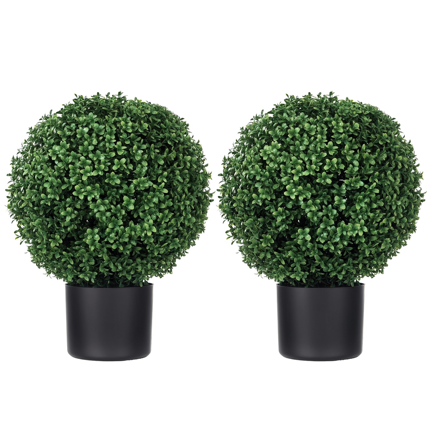 HOMCOM Künstliche Pflanzen  2er-Set mit Blumentopf günstig online kaufen