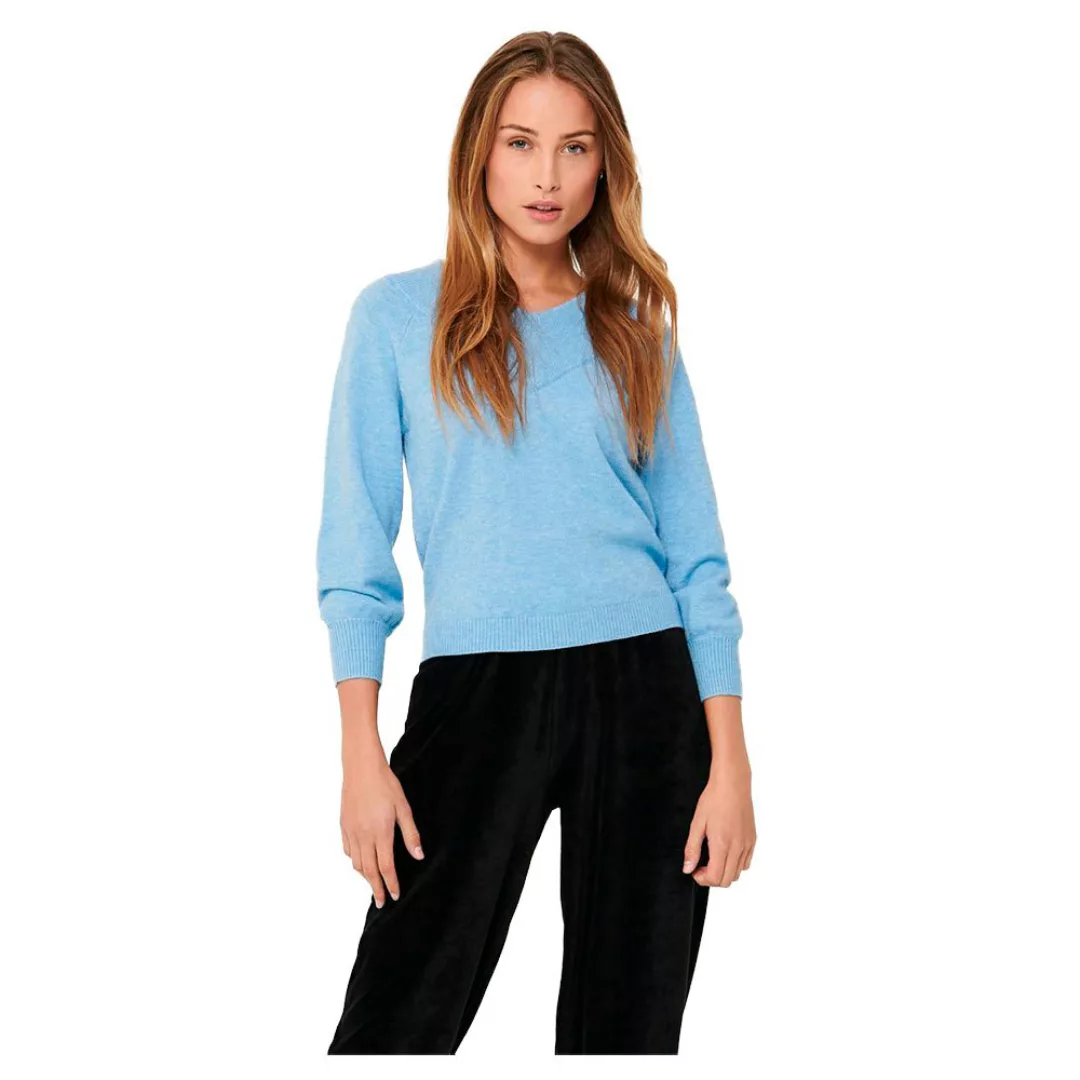 Jdy Shanon Off Shoulder Pullover XS Lichen Blue / Detail Melange günstig online kaufen