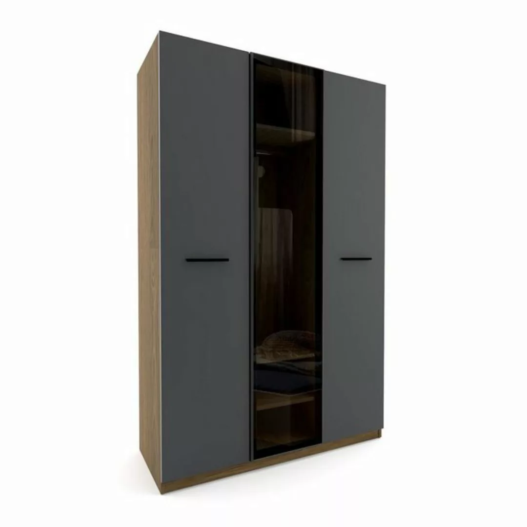 Möbel-Lux Kleiderschrank Legend 3-türig Breite 135cm, 1 Glastür günstig online kaufen