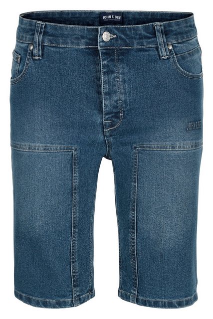 John F. Gee Jeansbermudas John F. Gee Jeans-Bermuda Regular Fit 5-Pocket günstig online kaufen