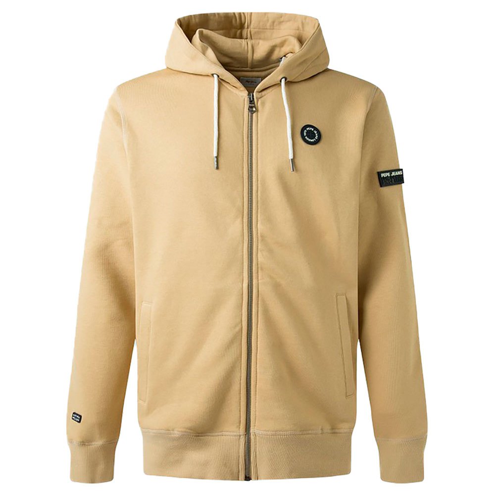 Pepe Jeans Aaron Sweatshirt Mit Reißverschluss S Beige günstig online kaufen