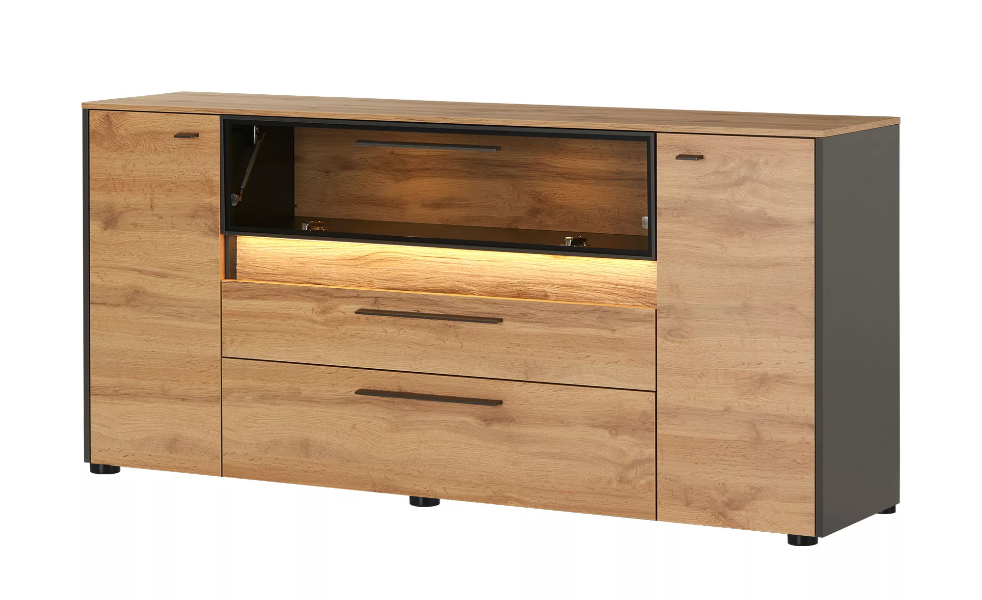 Sideboard  Light Line 10 ¦ holzfarben ¦ Maße (cm): B: 179 H: 83 T: 40.0 Kom günstig online kaufen