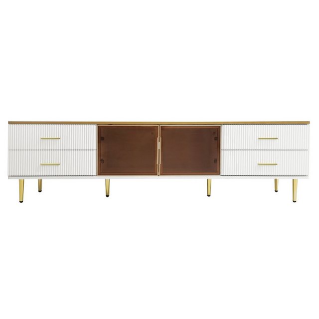 REDOM TV-Schrank (Fernsehschrank TV-Lowboard Sideboard Beistellschrank mode günstig online kaufen