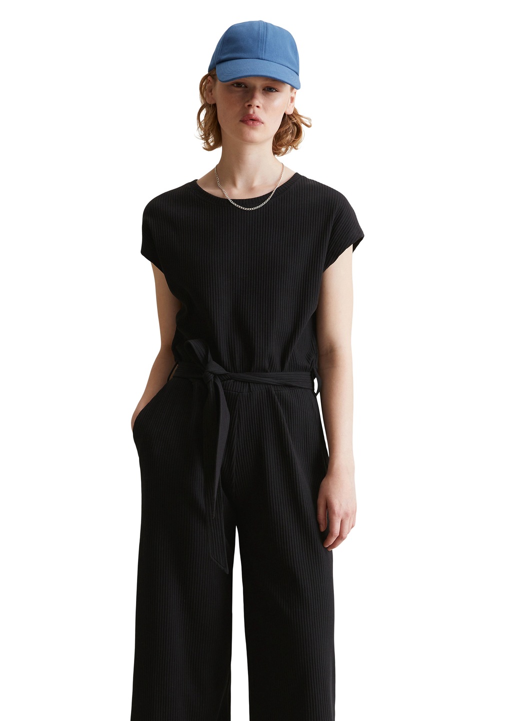 Marc OPolo DENIM Jumpsuit "aus Ripp-Jersey" günstig online kaufen
