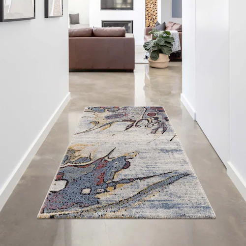 Carpet City Teppich »Mista 2699«, rechteckig, 9 mm Höhe, Läufer, Kurzflor, günstig online kaufen