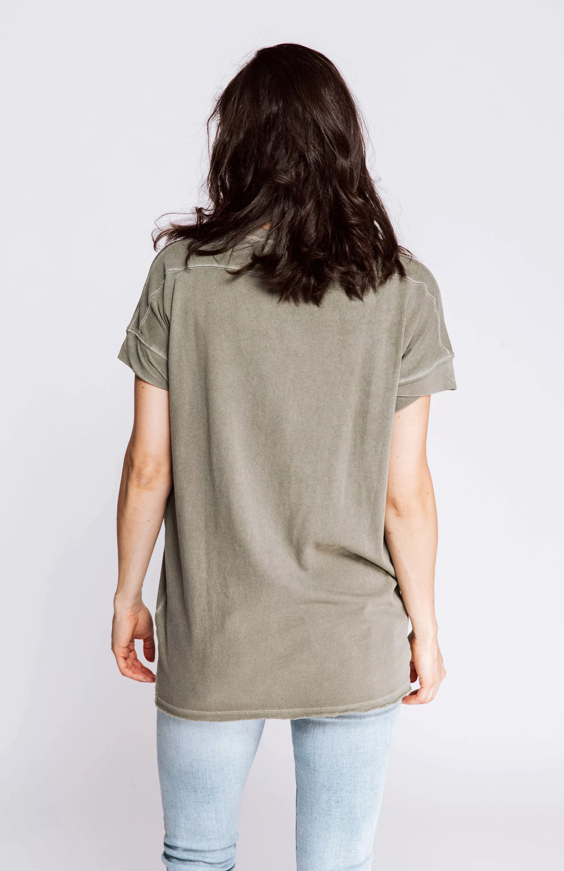 Zhrill T-Shirt mit breiten Bündchen günstig online kaufen