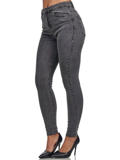 Tazzio High-waist-Jeans F107 Damen Skinny Fit Jeanshose günstig online kaufen