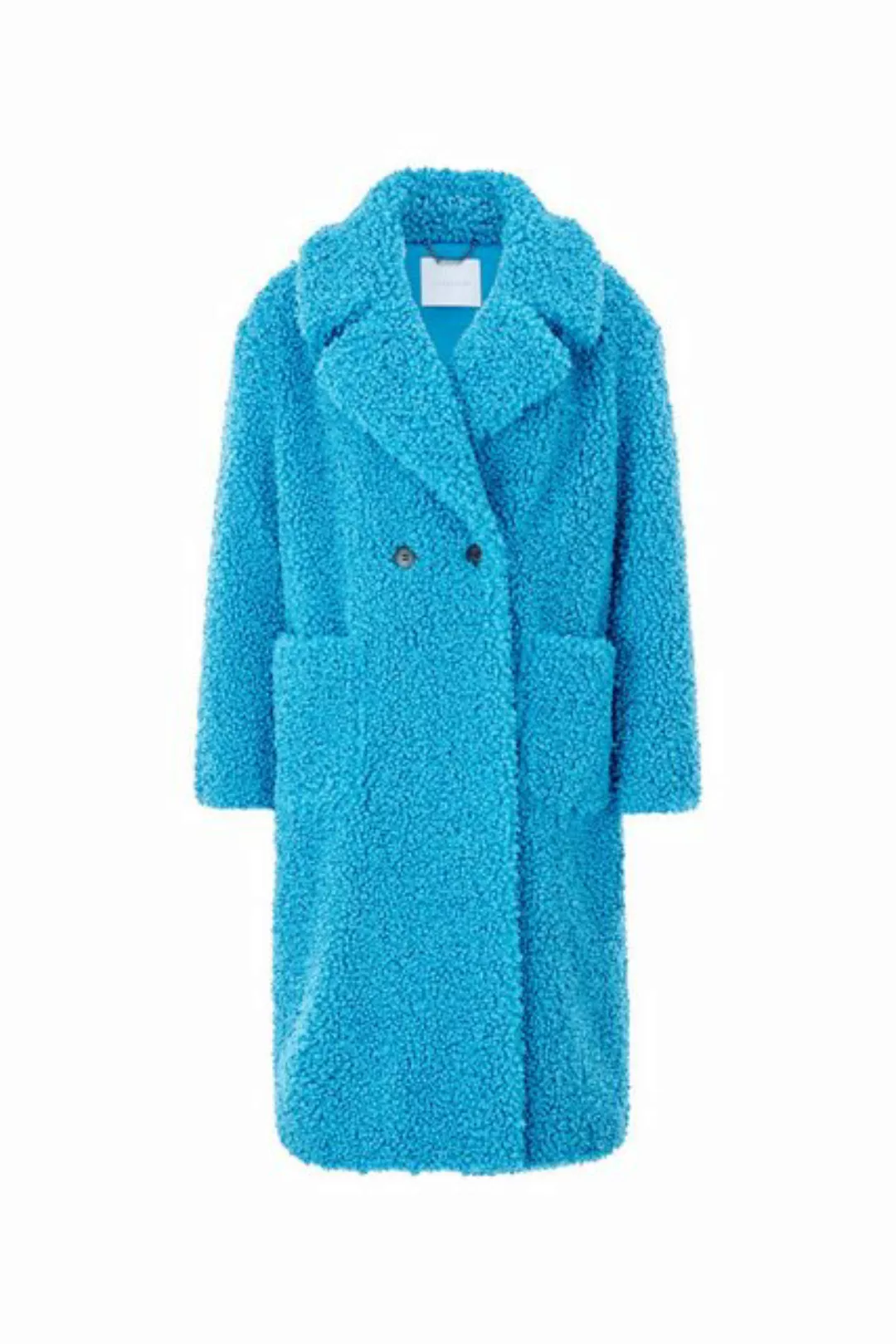 Rich & Royal Wintermantel Damen Mantel aus Teddyfell Oversized Fit (1-tlg) günstig online kaufen