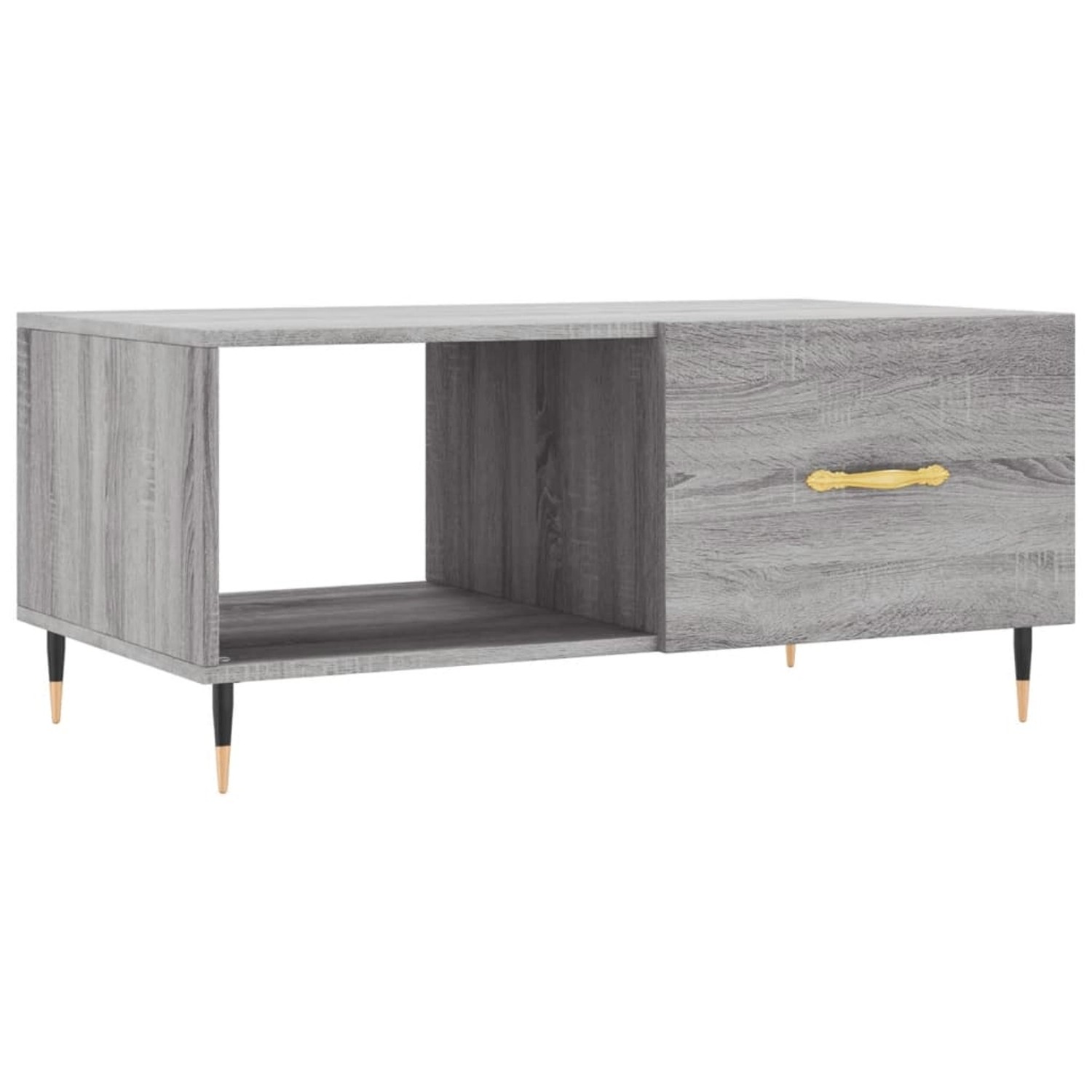 vidaXL Couchtisch Grau Sonoma 90x50x40 cm Holzwerkstoff Modell 2 günstig online kaufen