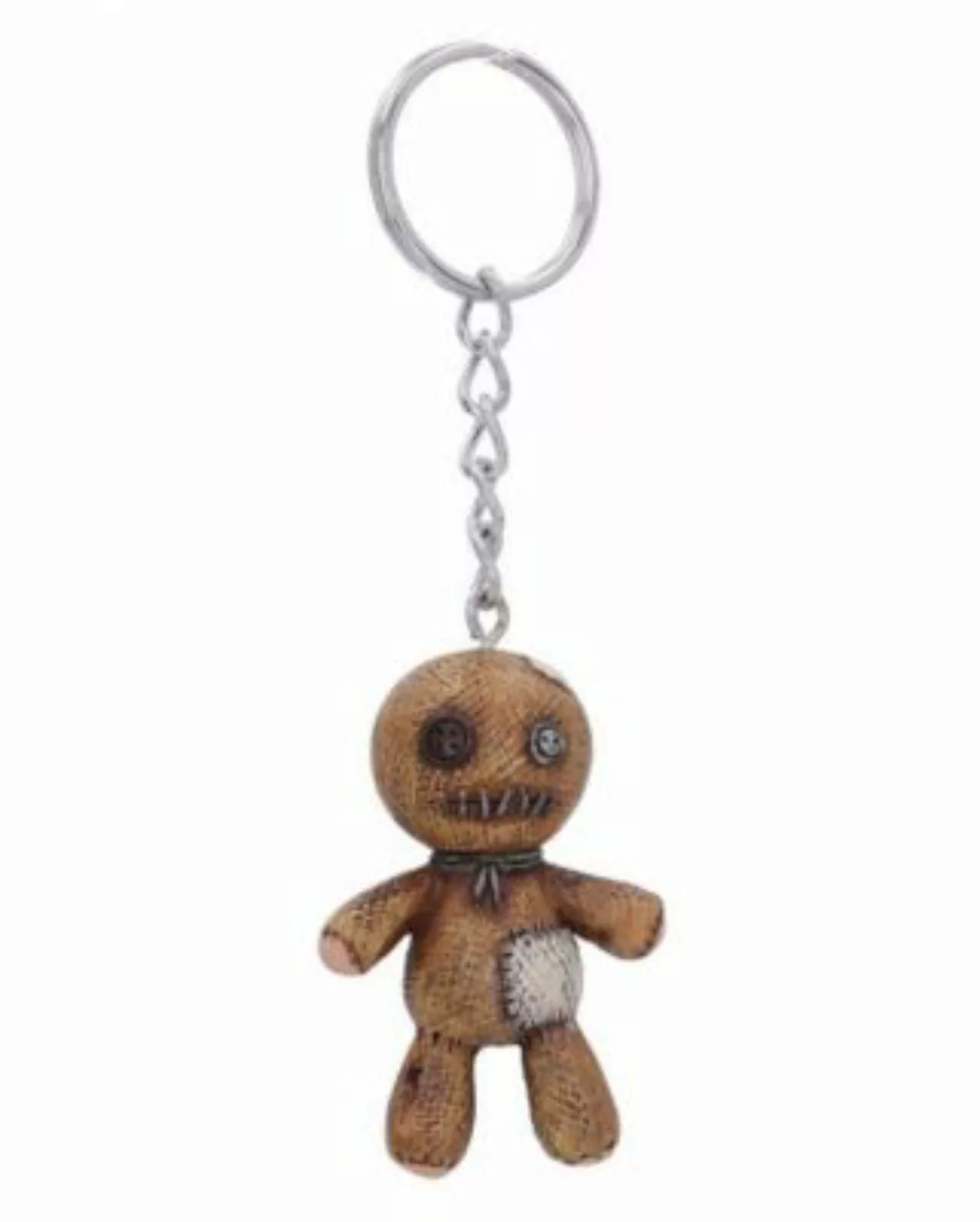 Niedliche Voodoo Puppe als Schlüsselanhänger Dekoobjekte braun günstig online kaufen