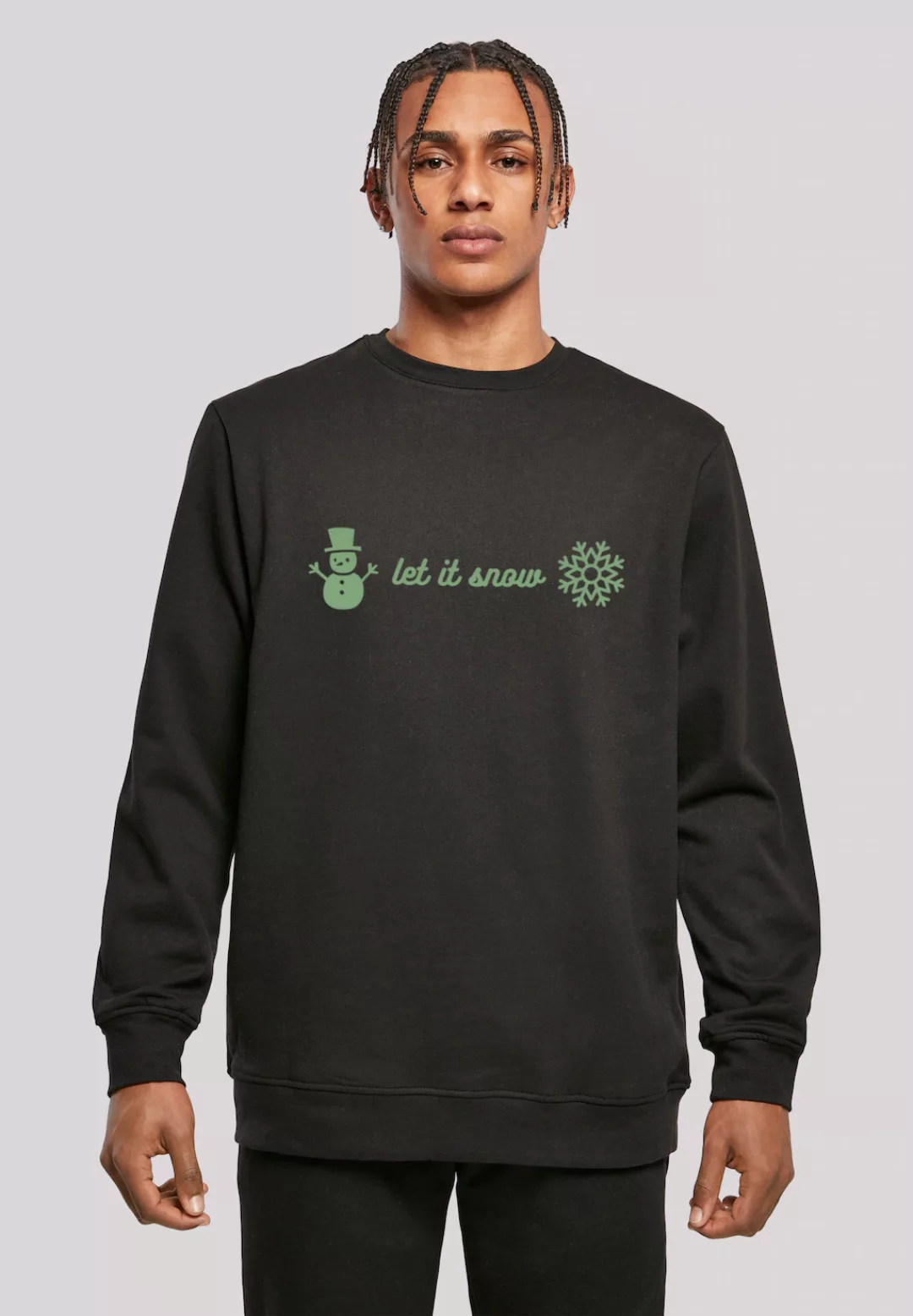 F4NT4STIC Kapuzenpullover "Let It Snow Weihnachten", Print günstig online kaufen