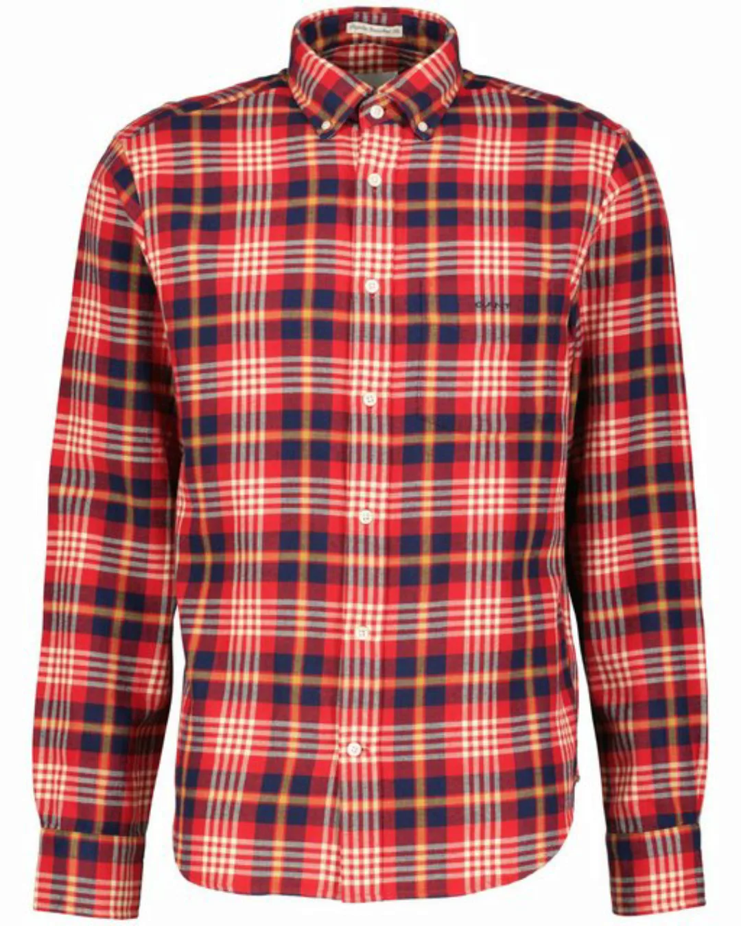 Gant Langarmhemd Herren Hemd REG FLANNEL PLAID SHIRT (1-tlg) günstig online kaufen