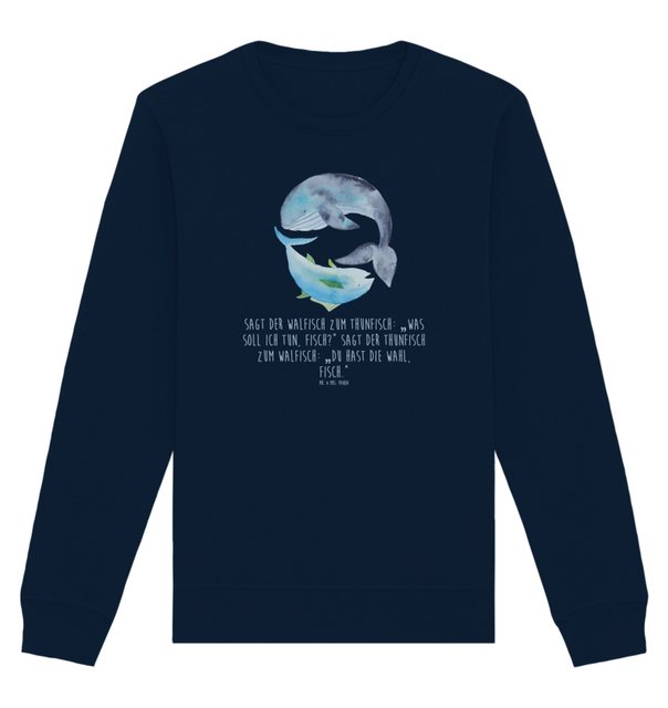 Mr. & Mrs. Panda Longpullover Größe XL Walfisch Thunfisch - French Navy - G günstig online kaufen