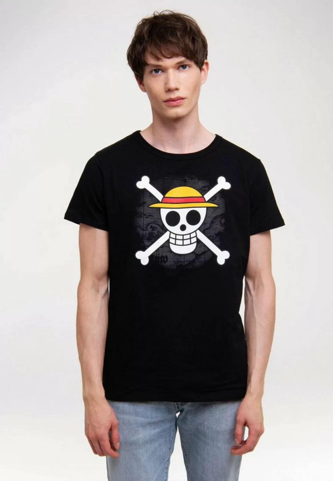 LOGOSHIRT T-Shirt "One Piece - Skull", mit lizenziertem Print günstig online kaufen