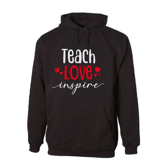 G-graphics Hoodie Teach, love, inspire Unisex mit trendigem Frontprint für günstig online kaufen