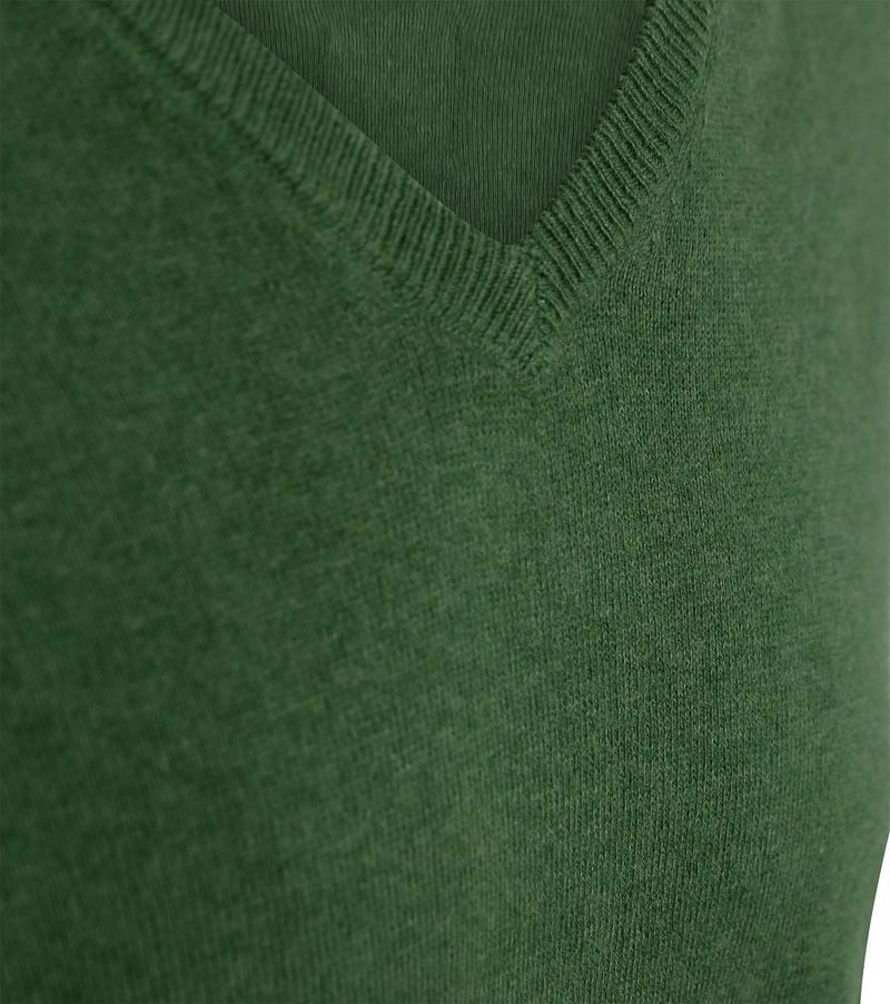 Steppin' Out Pullover Cotton Cashmere V-Ausschnitt Grün - Größe 3XL günstig online kaufen