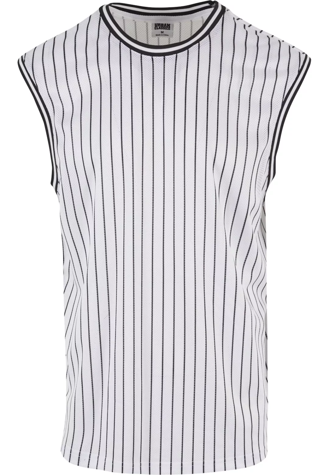 URBAN CLASSICS Tanktop "Urban Classics Striped Mesh Tanktop", (1 tlg.) günstig online kaufen