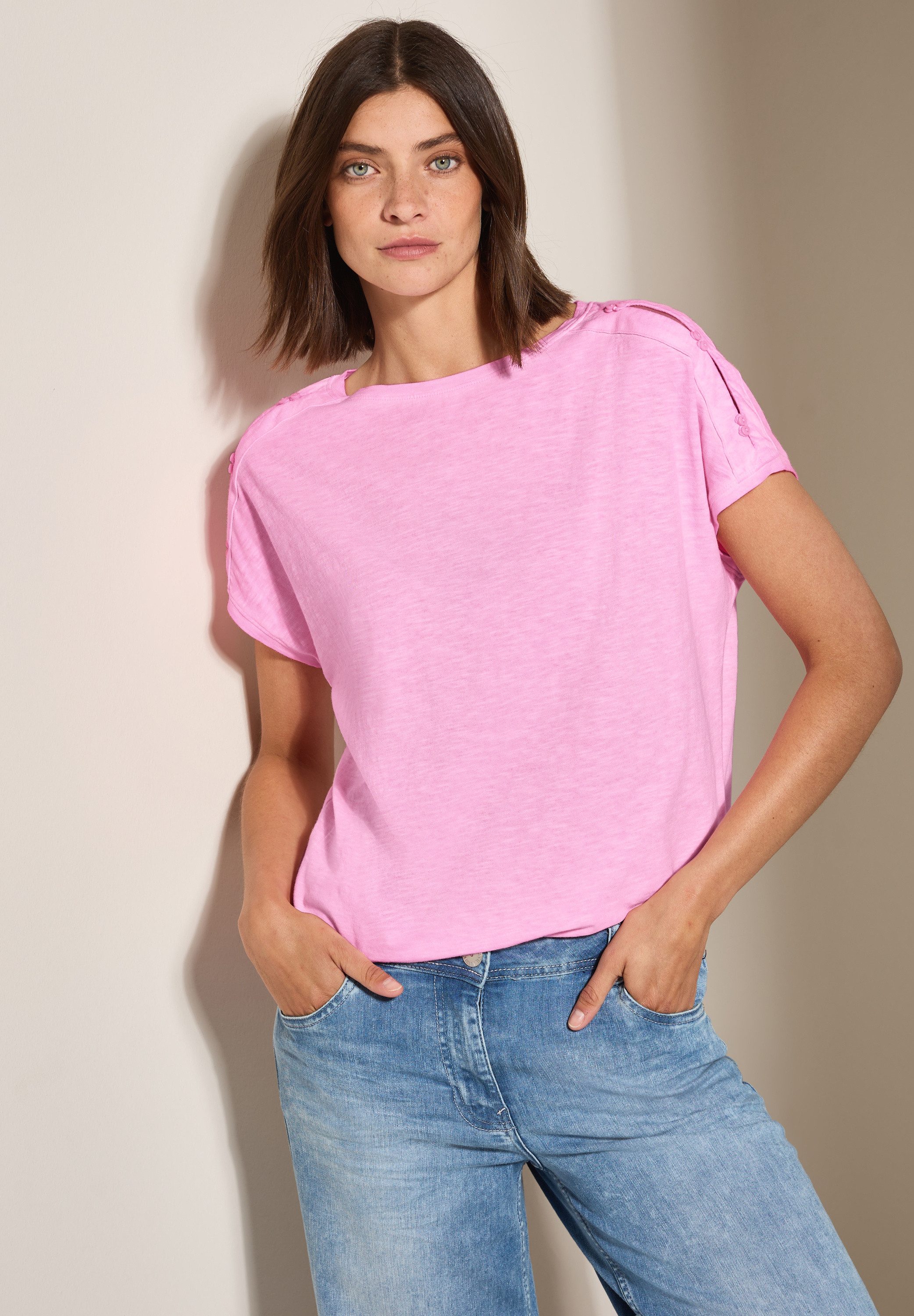 Cecil Print-Shirt, im soften Baumwoll-Mix günstig online kaufen