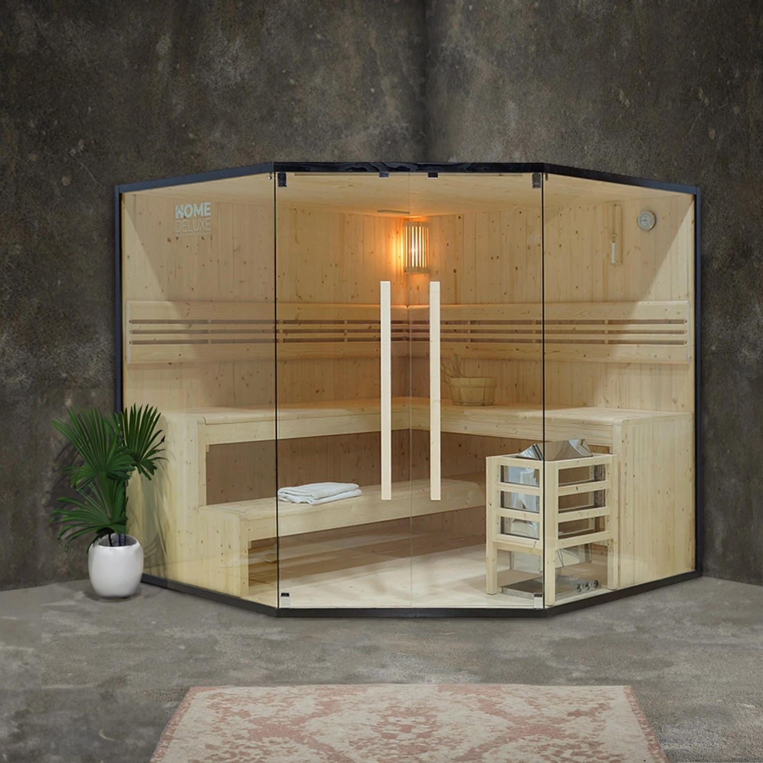 Home Deluxe Traditionelle Sauna SHADOW BIG XL für bis zu 6 Personen günstig online kaufen