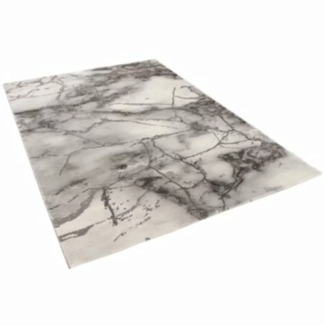 Pergamon Luxus Designer Teppich Carrara Marmor Optik Verlauf Teppiche grau günstig online kaufen