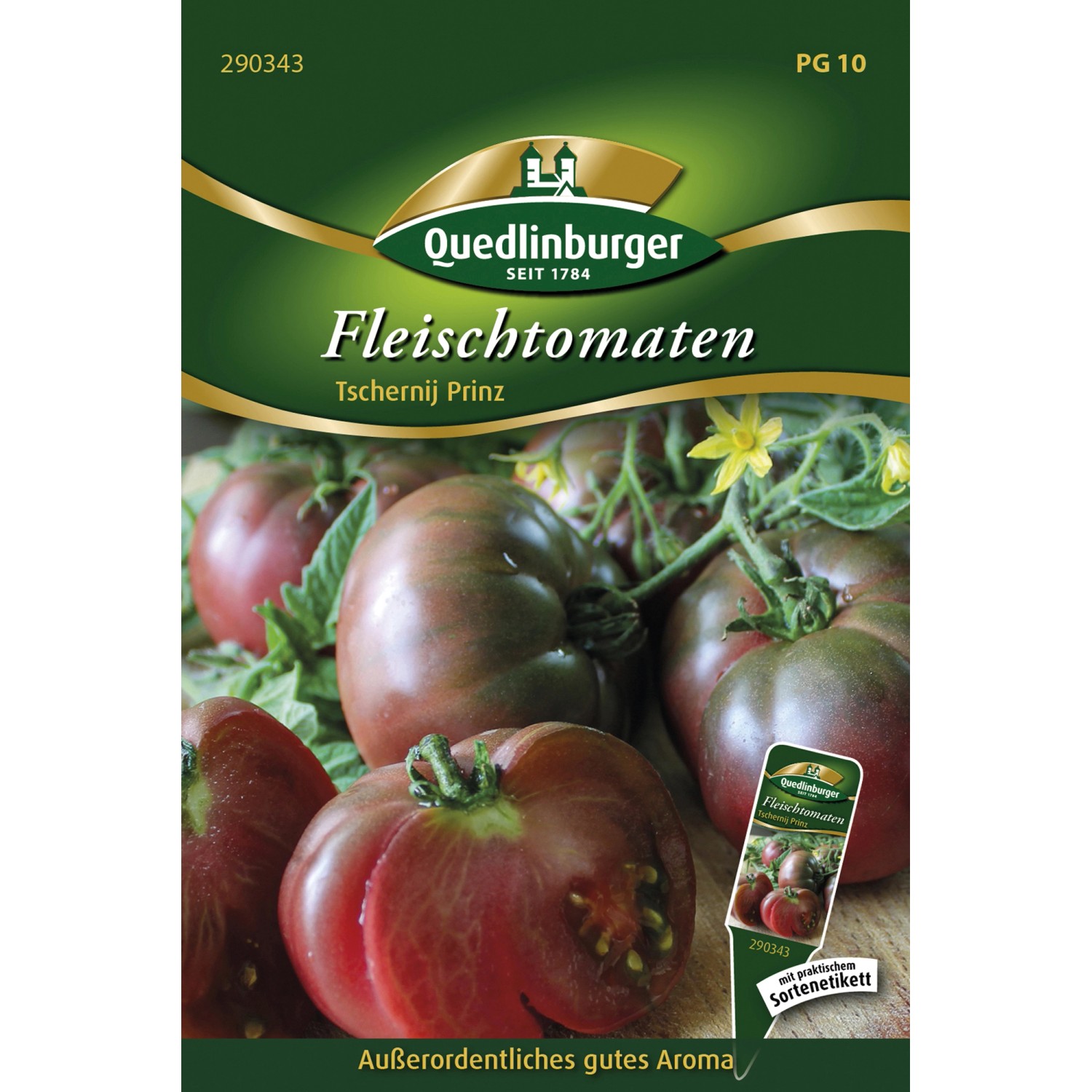 Quedlinburger Fleisch-Tomate ''Tschernij Prinz'' günstig online kaufen