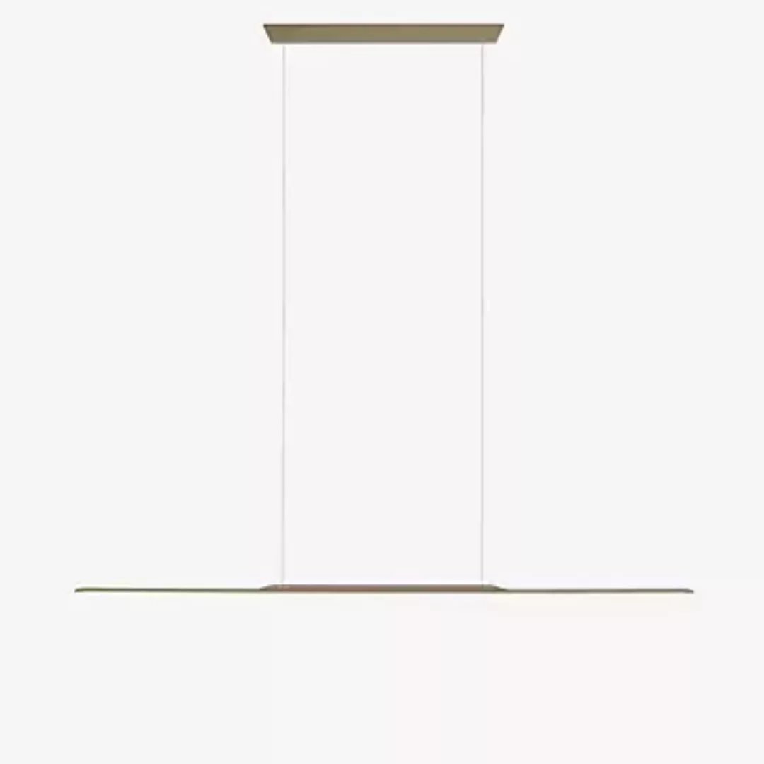 PURE LED-Hängelampe Surface, bronze 125 cm Aluminium 3.000 K günstig online kaufen