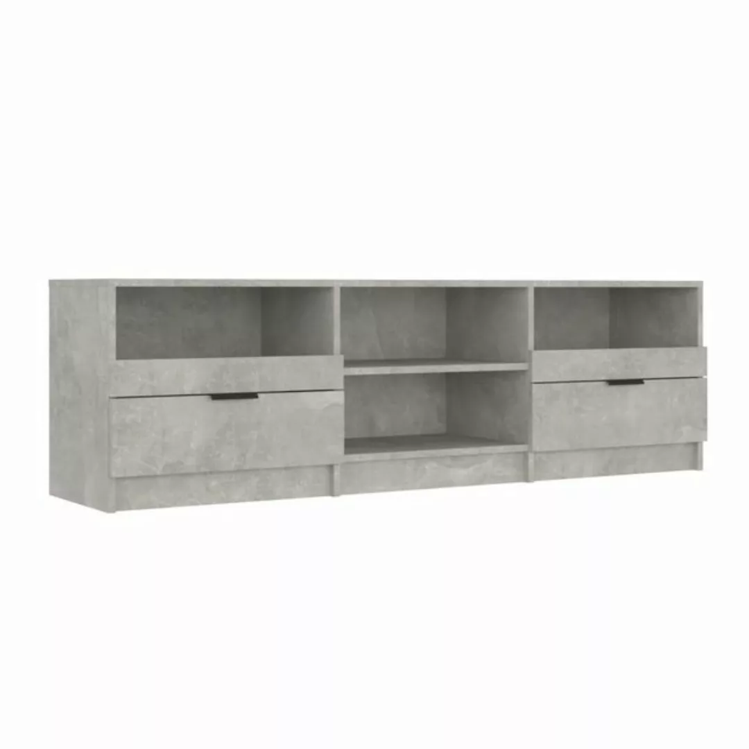 vidaXL TV-Schrank TV-Schrank Betongrau 150x33,5x45 cm Spanplatte Lowboard günstig online kaufen