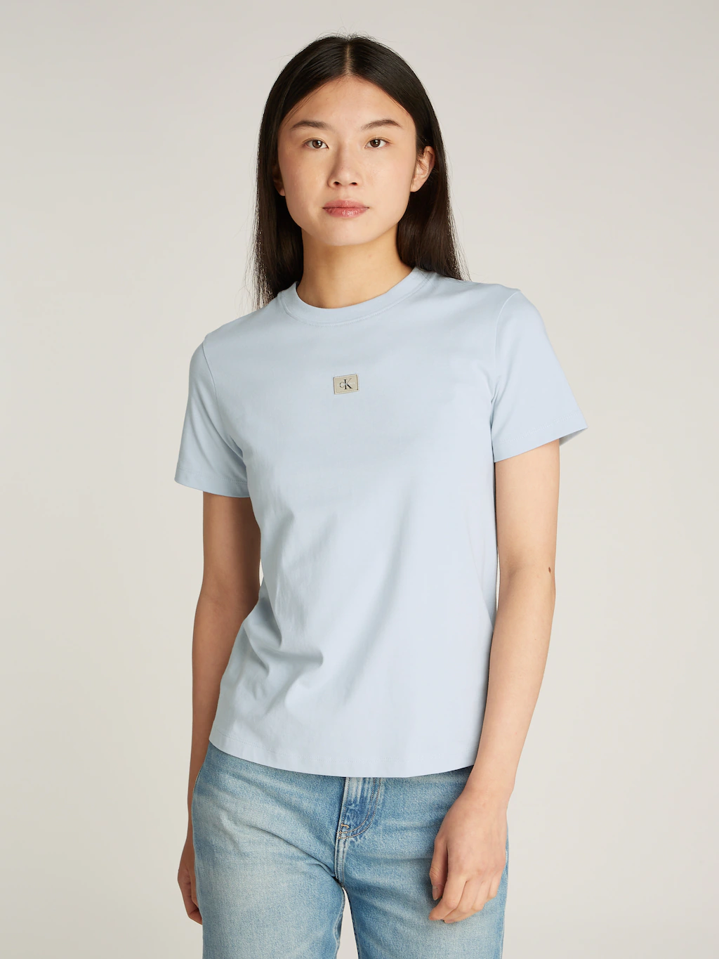 Calvin Klein Jeans T-Shirt "WOVEN LABEL REGULAR TEE", mit Logo günstig online kaufen